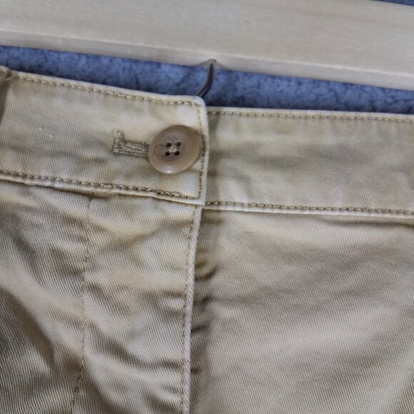 J. Crew Capeside Chino Shorts Women's 6 Pleated Preppy Khaki 5" Stretch Tan - Picture 3 of 11